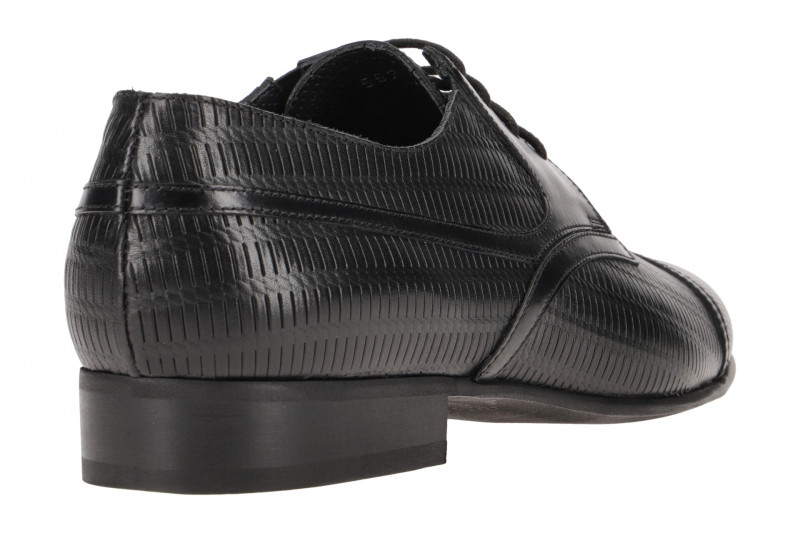 Bello Schuhe schwarz perforiert BL557