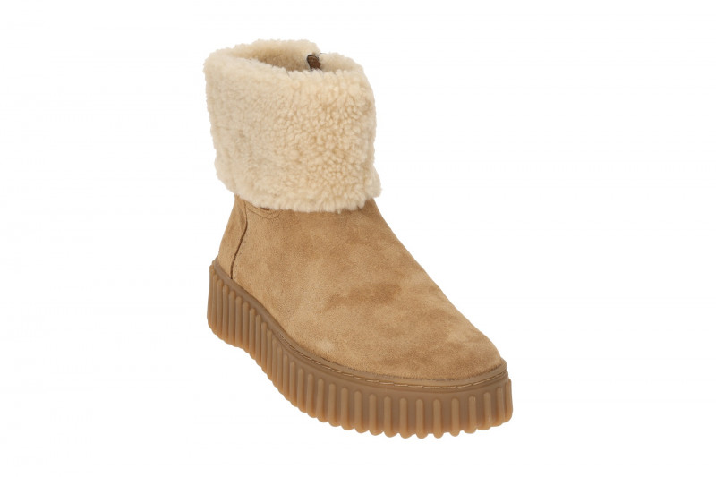 Clarks Torhill Turn Winter Stiefelette braun tan Plateau 26179563