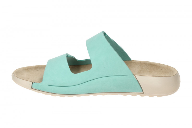 Ecco Cozmo Pantolette hellblau 2fach Klett 206823