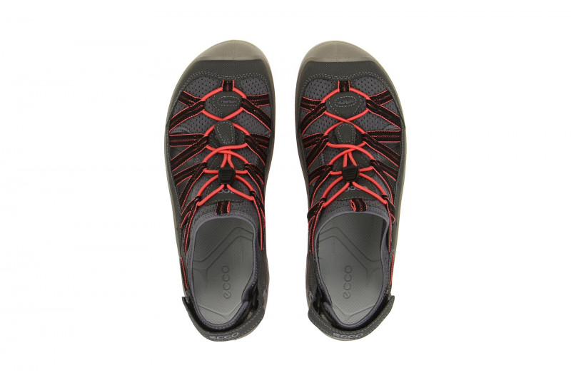 Ecco Biom Delta Sandale grau pink