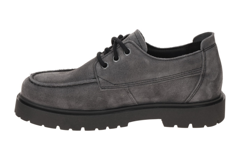 Birkenstock Highwood Moc Schuhe grau Mokassin Schmal-Weit 1032702