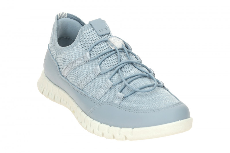 Ecco Gruuv Lite Schuhe hellblau Easy Slip Gummizug 246303