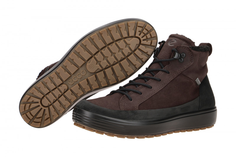 Ecco Soft 7 Tred Stiefel braun schwarz GORE-TEX 450434