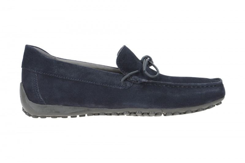 Geox Snake Mokassin Schuhe dunkel-blau Schleife U3507D