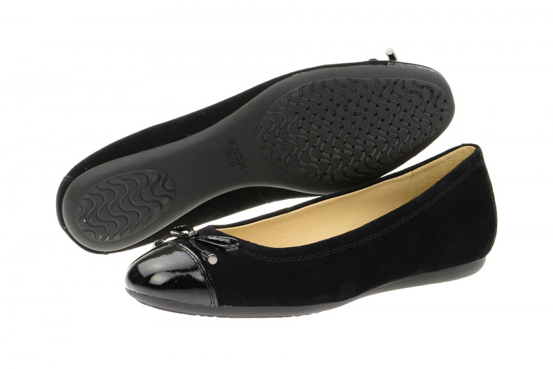 Geox Lola Ballerinas schwarz Lackspitze - D93M4A