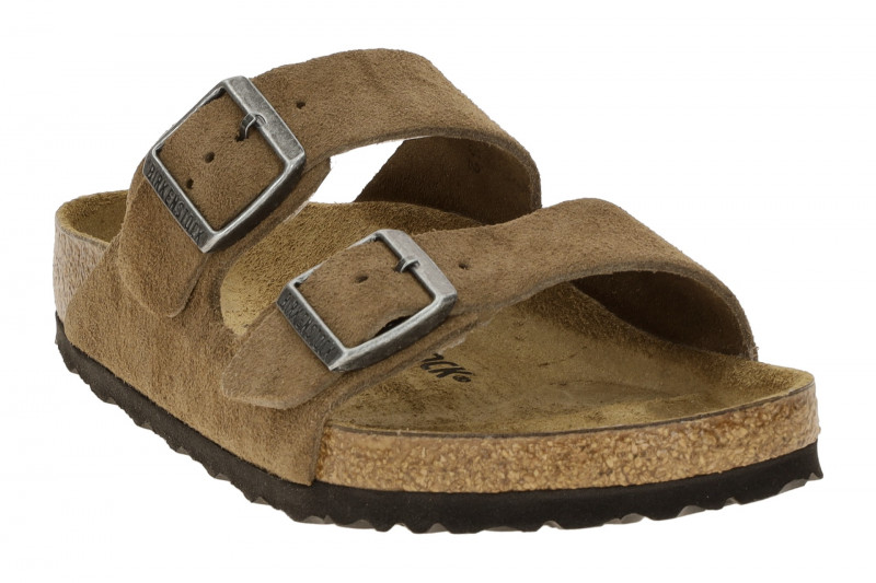 Birkenstock Arizona BS Pantolette braun tea Normal Weit 1032678