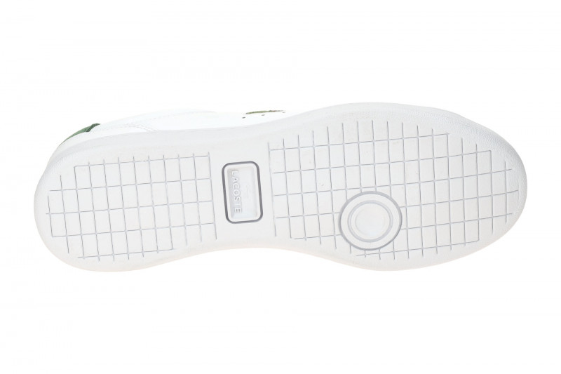 Lacoste Carnaby Set Schuhe Sneakers weiß grün Leder 0011