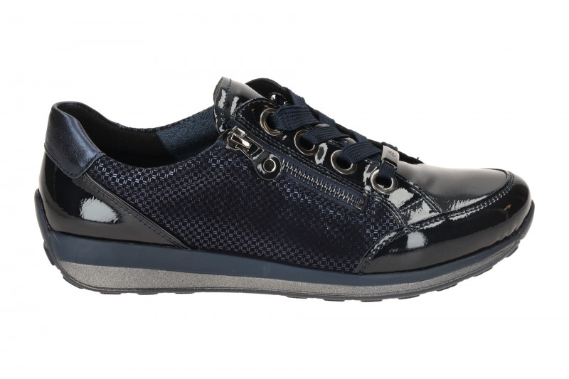 ARA Osaka Schuhe Sneaker blau Metallic Lack 12-64587