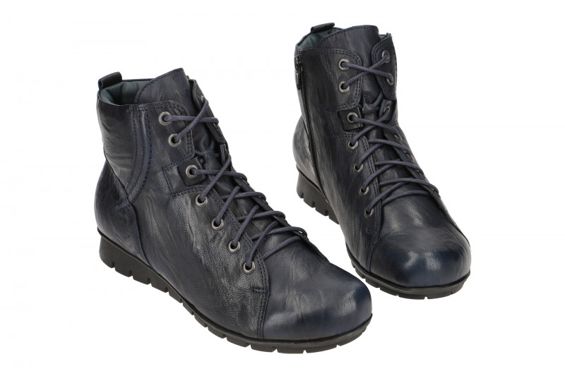 Think Menscha Stiefel blau navy
