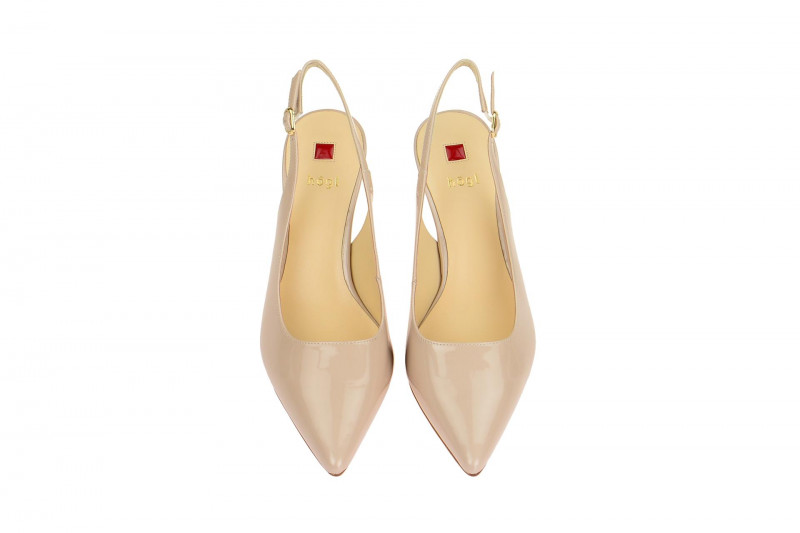 Högl Sling Pumps beige Lack 6805