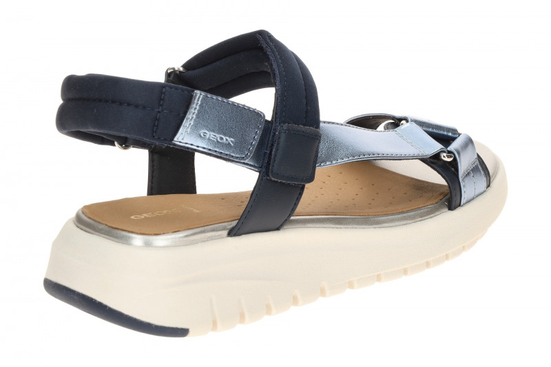 Geox Flextride Sandalen blau metallic D65BSD