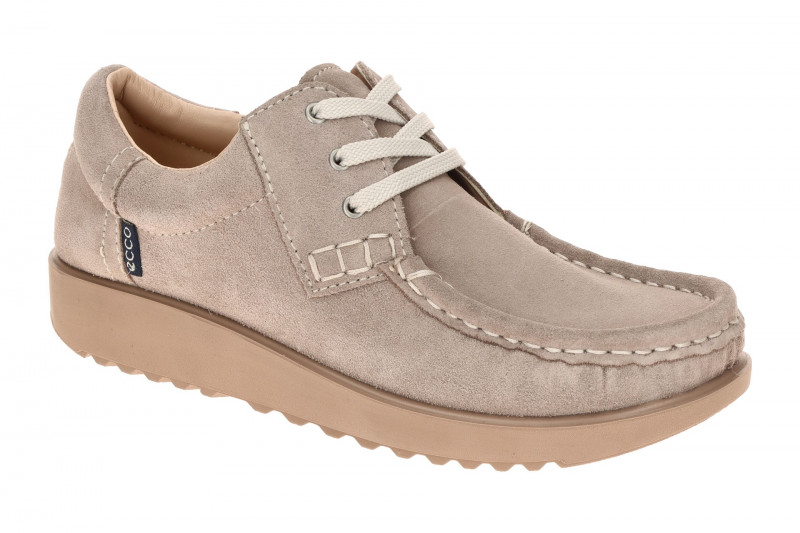 Ecco Joke Schuhe hellgrau Mokassin 320003