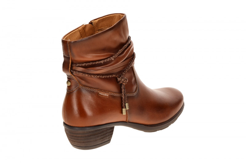 Pikolinos Utiel Stiefelette braun Flecht-Band W7P-8500