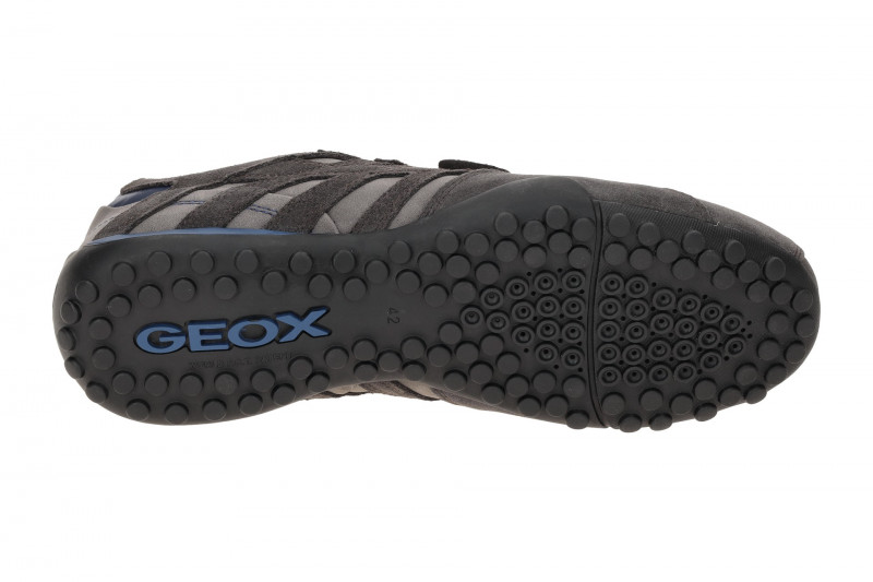 Geox Snake Schuhe Sneakers grau graphite U4507A