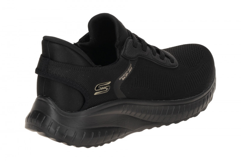 Skechers Bobs Squad Chaos Schuhe schwarz Hands Free 117497