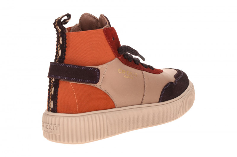 CRICKIT Rebeka Stretch Mid Sneaker taupe braun bunt