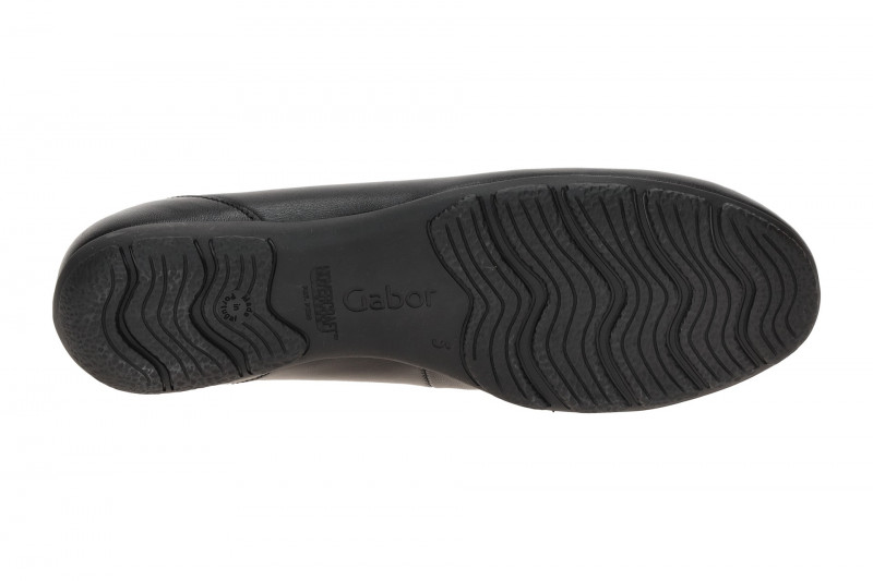 Gabor Schuhe Ballerina Slipper schwarz Nappa 74.166.27