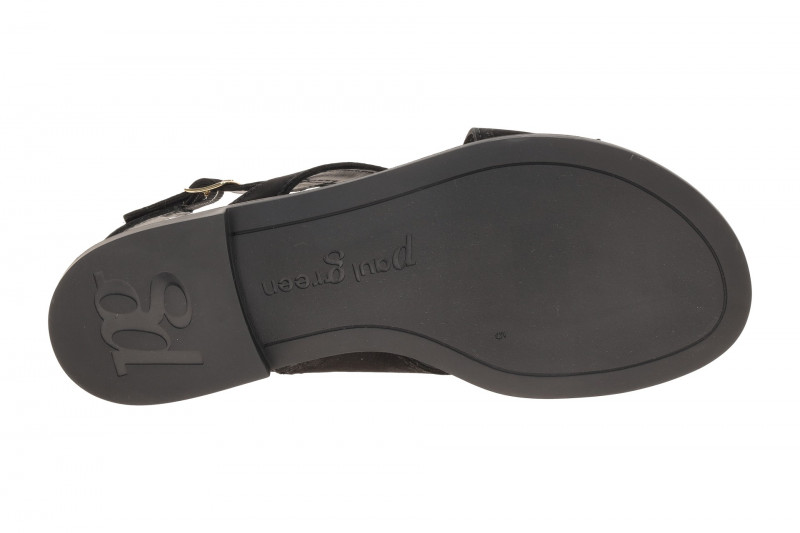 Paul Green Zehentrenner Sandalen schwarz 6216