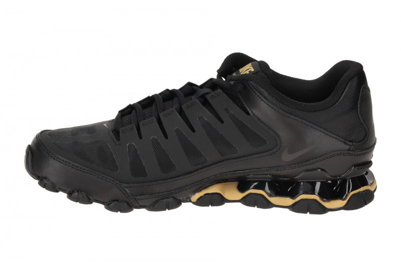 NIKE Reax Schuhe schwarz gold Herren Trainer