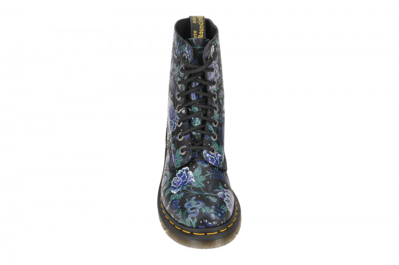Dr Martens Pascal Stiefel schwarz Floral Damen 1460