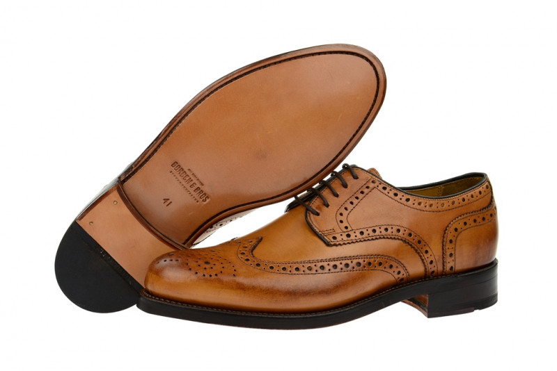Gordon & Bros Levet Schuhe braun tan Rahmengenäht 2318-C