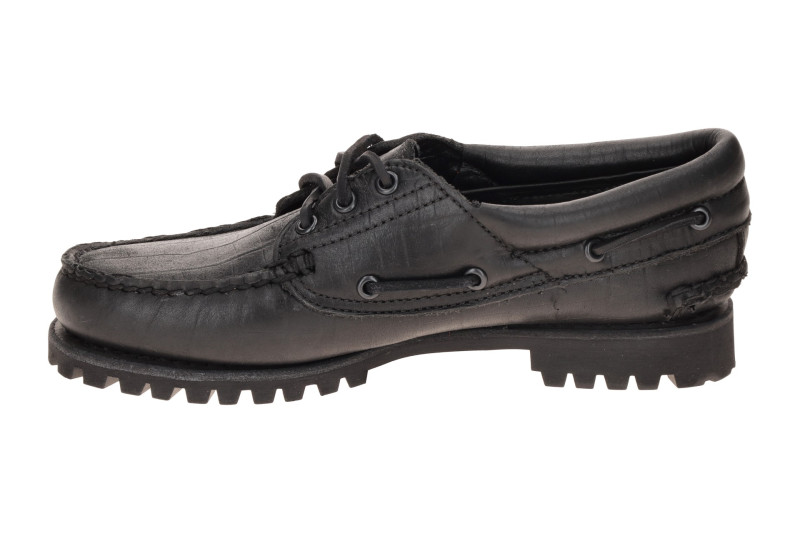 Timberland Authentic Schuhe schwarz Bootsschuhe Kroko 0A2GNV