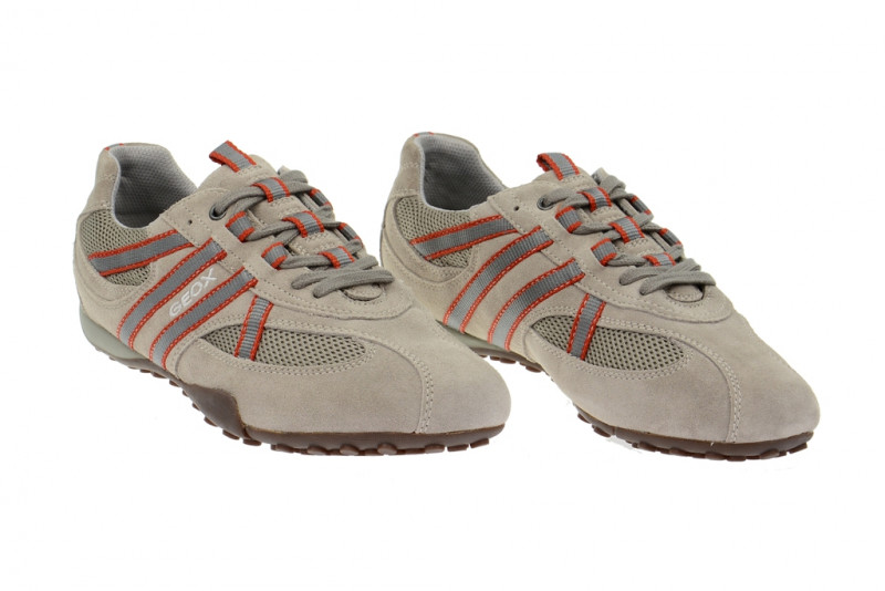 Geox Snake Schuhe grau beige U2207S