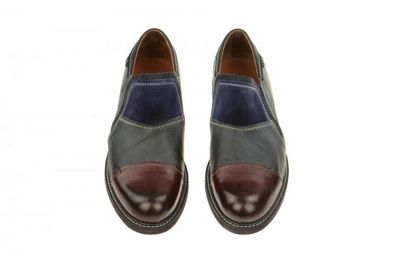Bello Slipper rot grau blau mix HE130