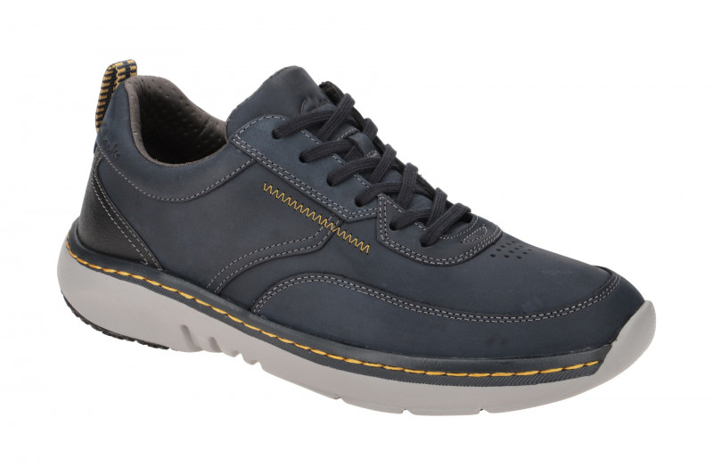 Clarks Pro Lace Schuhe blau Nubuck 26175194