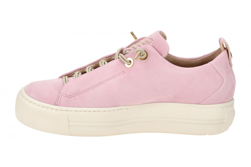 Paul Green Sneaker Plateau Schuhe rose babe Samt 5017