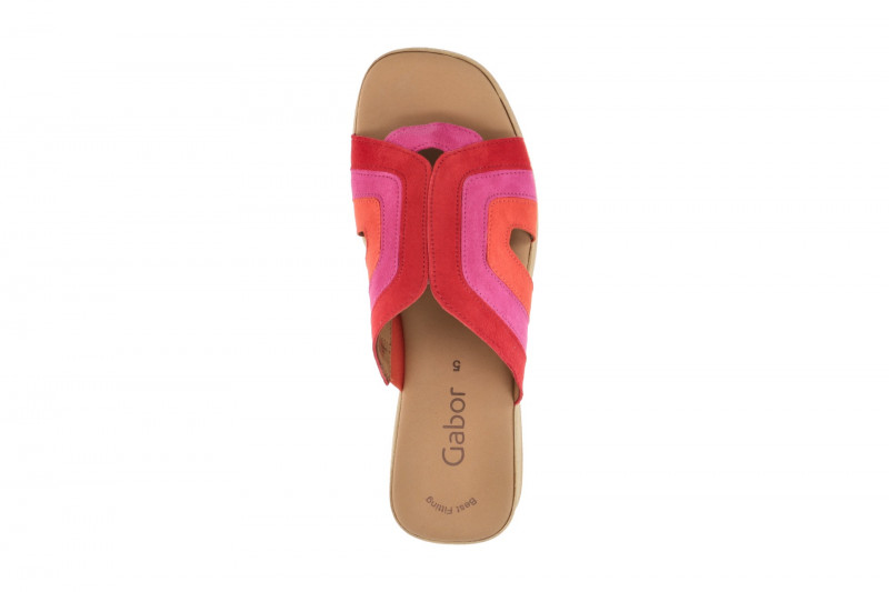 Gabor Fashion Plateau Pantolette rot pink 64.521.15