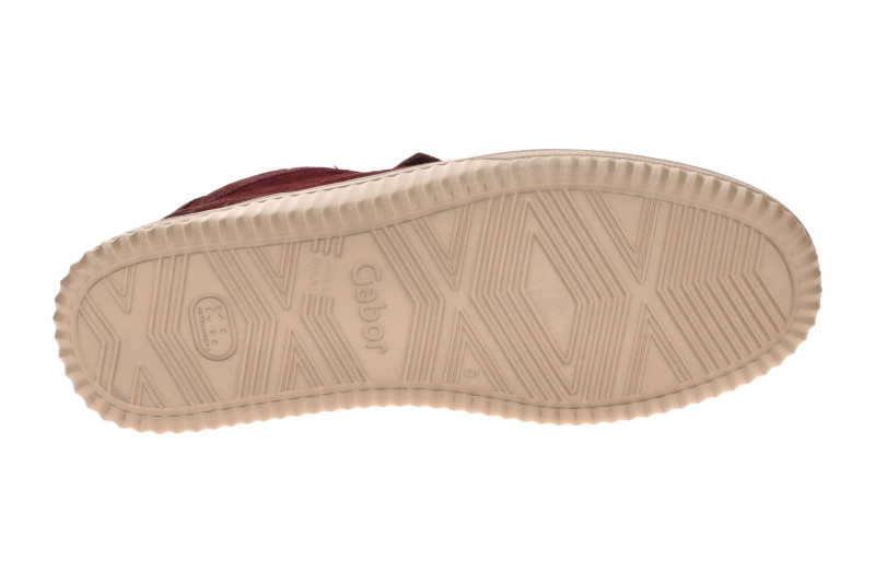 Gabor Comfort Sneakers rot berry Kroko K-Weite 6016.01