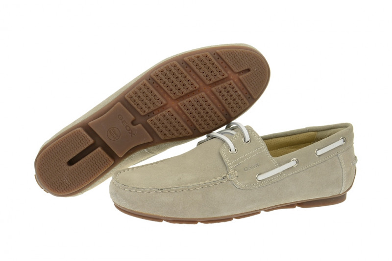 Geox Lux Schuhe grau Mokassin - U2298B