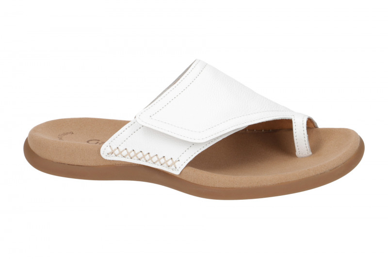 Gabor Klett Pantolette weiß Zehentrenner 23.708.21