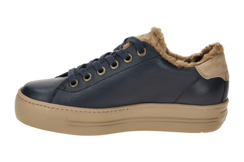 Paul Green Schuhe Sneaker blau braun Warmfutter 5171