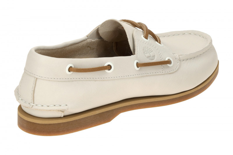 Timberland Classic Boat Schuhe weiß natural Damen Bootsschuhe