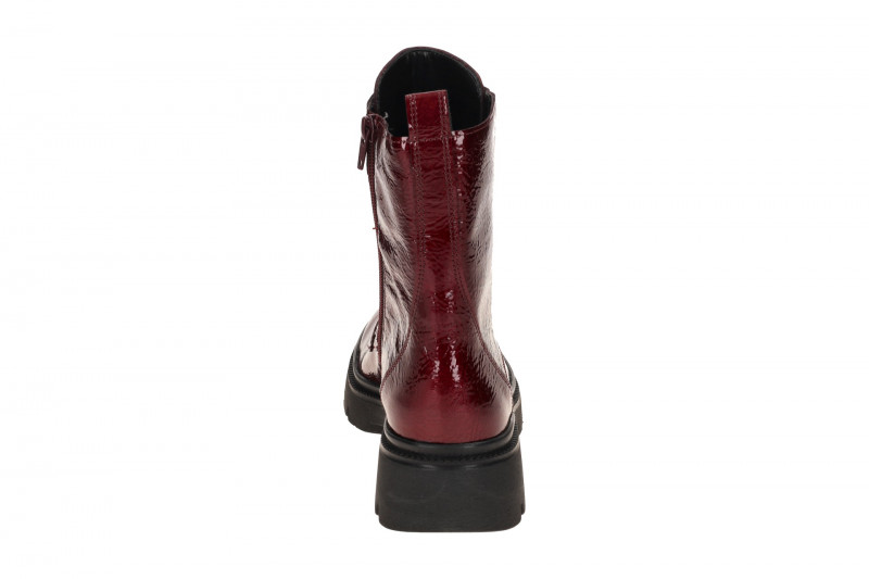 Gabor Fashion Stiefel Boots rot Lack Front-Zip 71.854.95