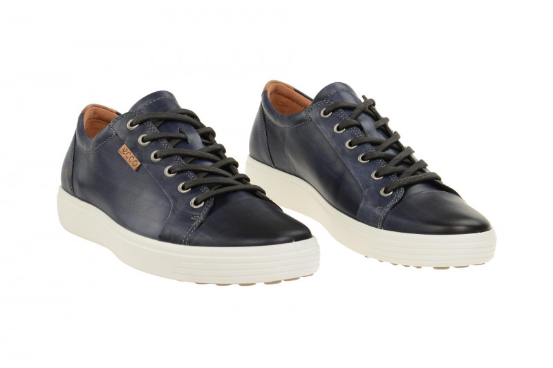 ecco Soft 7 Schuhe blau Limited Edition Sneaker