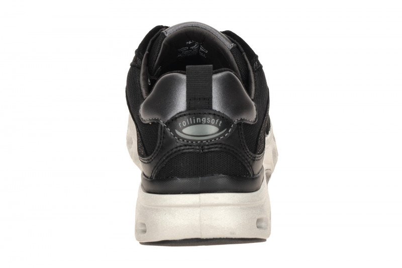 Gabor RollingSoft Schuhe schwarz gelochte Sohle 76.986.47