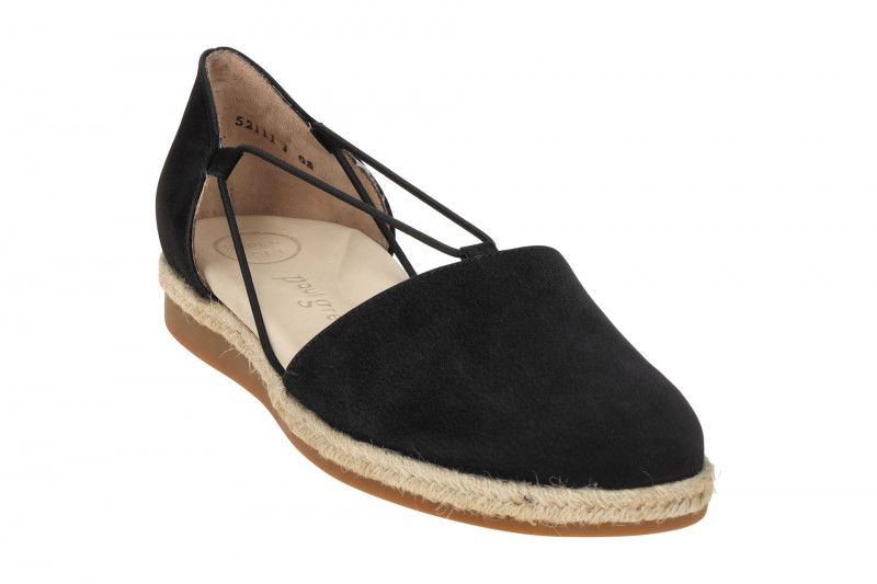 Paul Green Schuhe Espadrilles schwarz Nubuck 2856