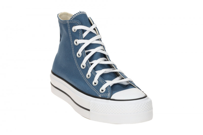 Converse Schuhe Chuck Taylor All Star Plateau blau Lift Hi