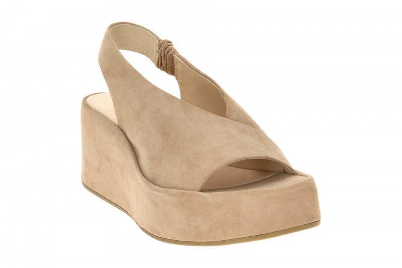 Högl Mimi Plateau Sandalette taupe braun Keil 2522