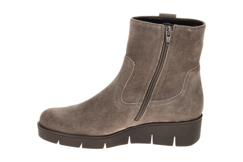 Gabor Keil Stiefel grau taupe Velour 8005.01.002