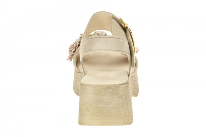 Gabor Fashion Plateau Sandalette grau multi Blumen 84.525.12