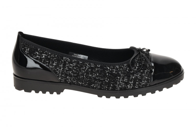 Gabor Ballerina schwarz grau Glitzer 74.100.47