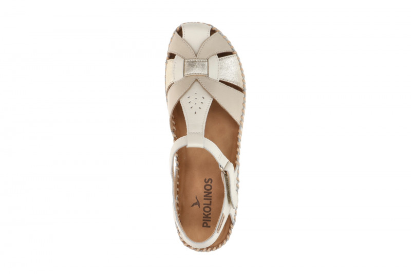 Pikolinos Cadaques T-Steg Sandale weiß beige W8K-0847C1