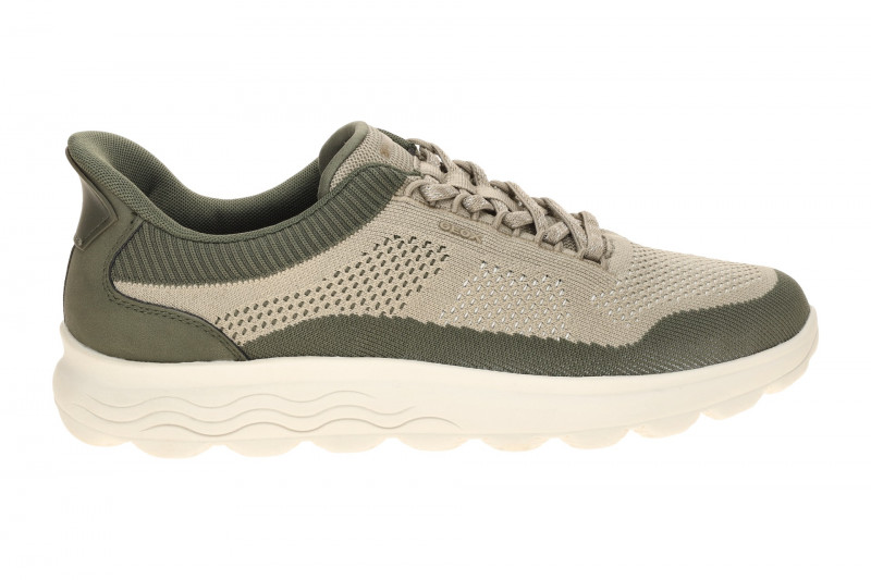Geox Spherica Sneaker Schuhe beige grün FASTin U65MPE