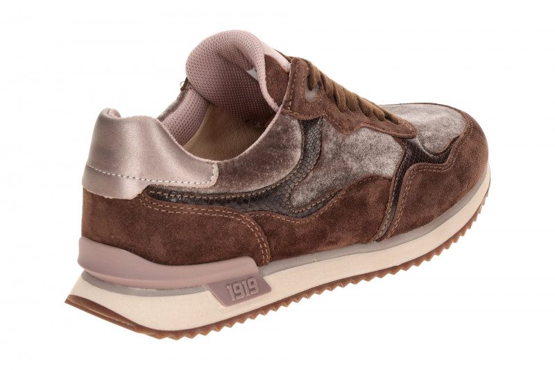 Gabor Schuhe Retro Sneakers braun Velour Samt 6002.03.003