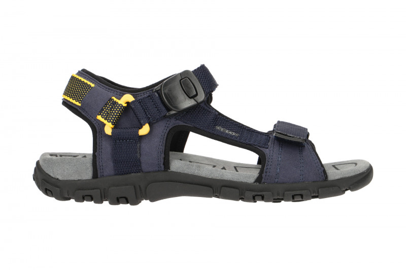 Geox Sandale Strada blau gelb U9224B