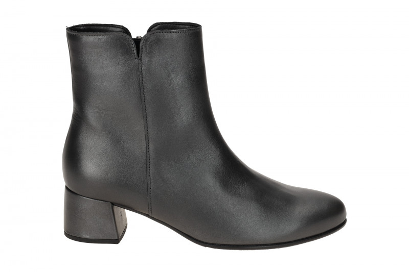 Gabor Stiefelette altsilber dunkelgrau Glattleder 55.680.69